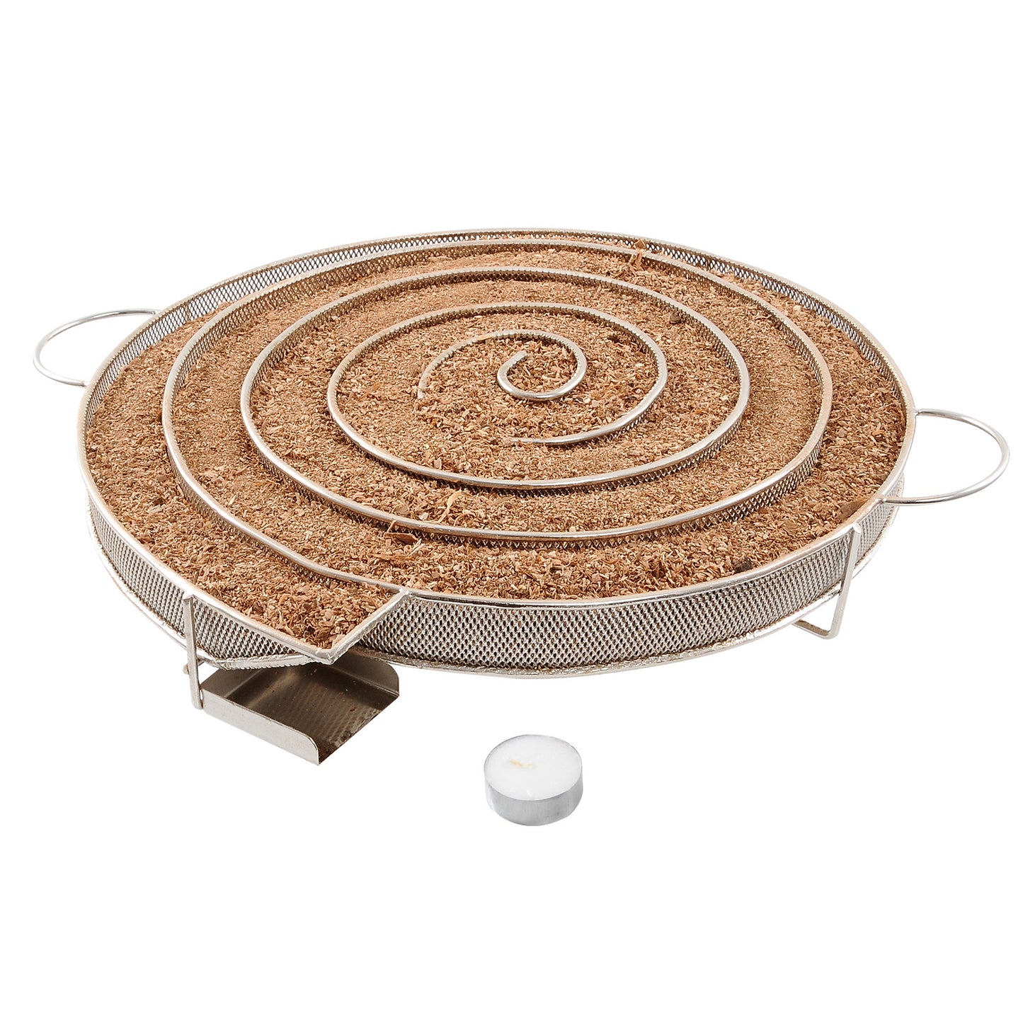 Realcook 13 Inch Cold Smoke Generator for BBQ Grill or Smoker Wood Dust Hot and Cold Smoking Salmon Meat Burn Time up to 18-24 Hours